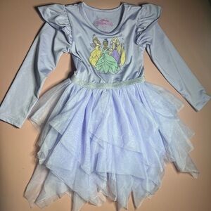 Disney Purple Theater Costume Dress with Frog Design
